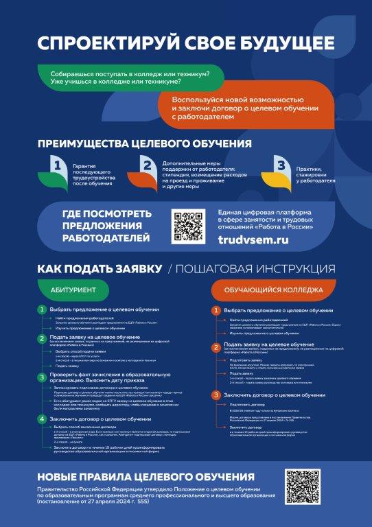 О преимуществах целевого обучения.