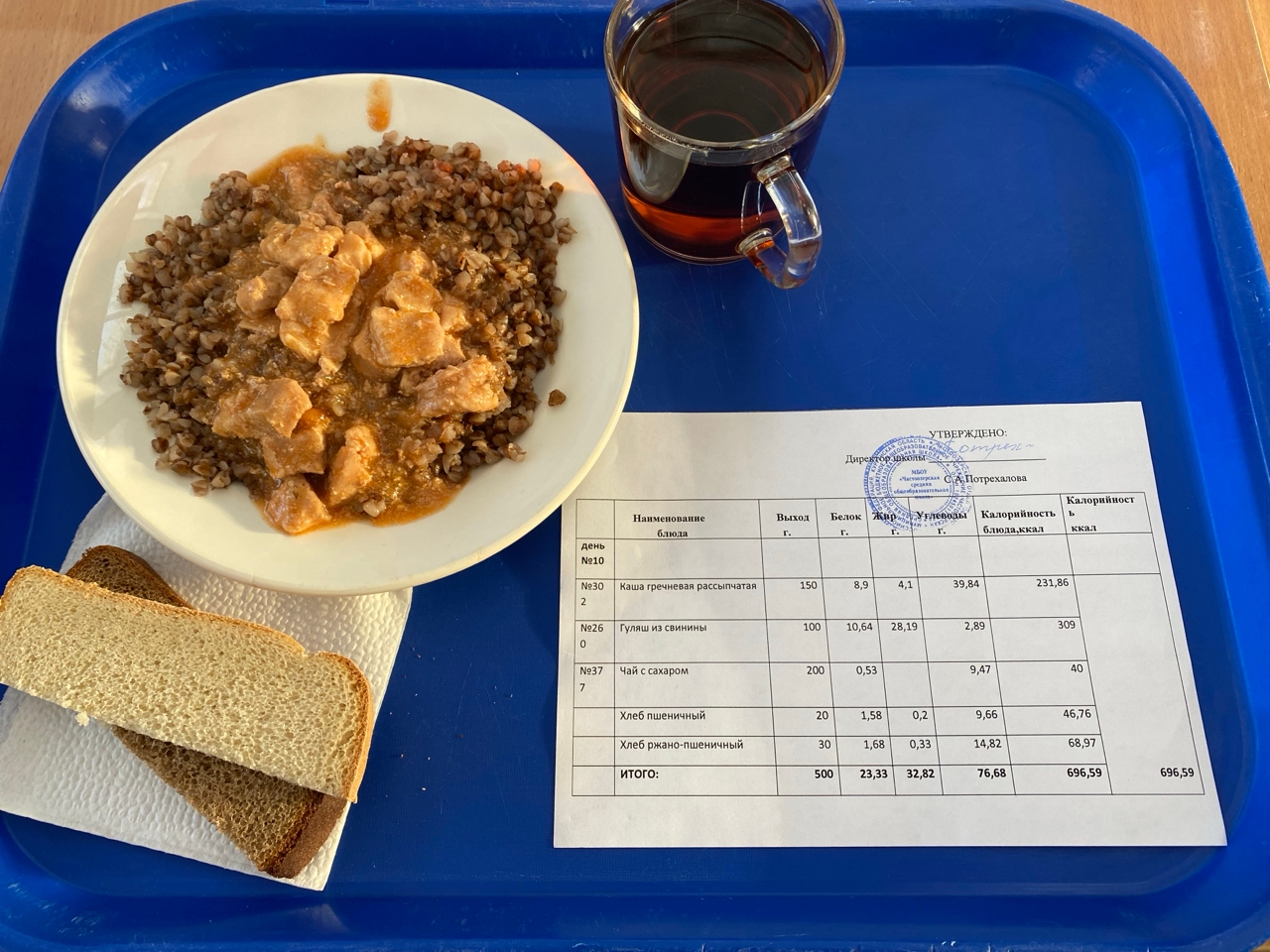 Меню на 30 января 2026 г.