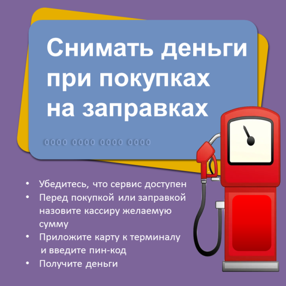 Информационные материалы о возможностях банковской карты.