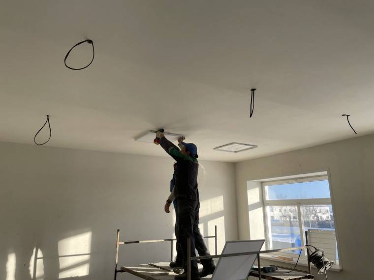 Продолжаем знакомить с ходом капитального ремонта нашей школы..