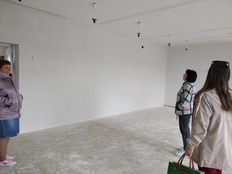 Ремонт школы.