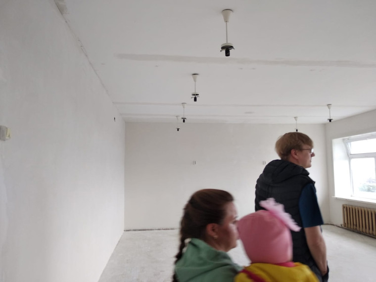 Ремонт школы.