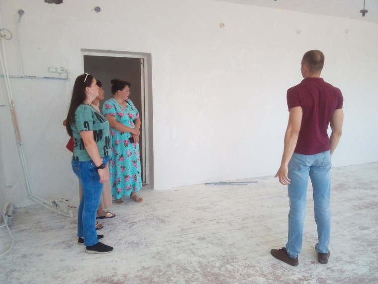 Ремонт школы.