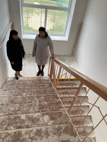 Ремонт школы.