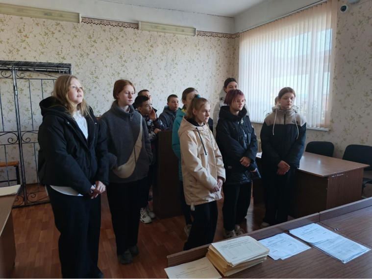 Профориентационная экскурсия в Судебный участок.