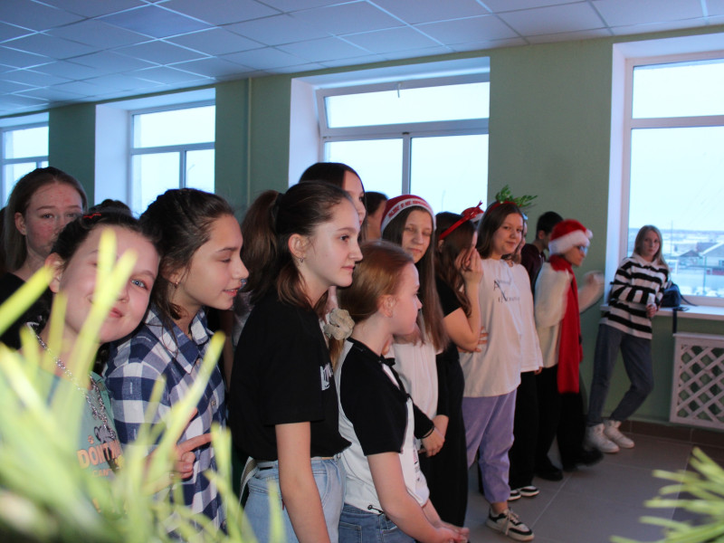 Новогодние хороводы и дискотеки прошли в нашей школе!.