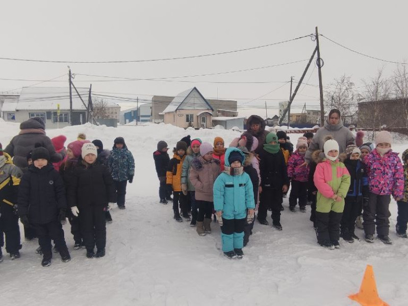 Игра марш-бросок для первоклассников.