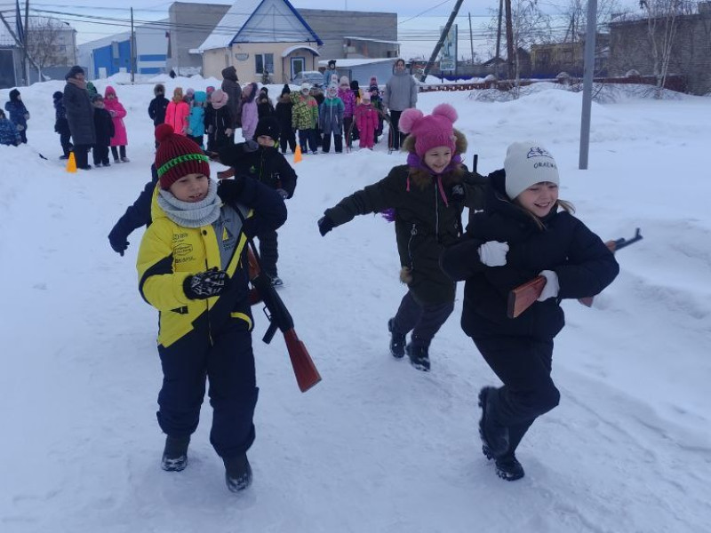 Игра марш-бросок для первоклассников.