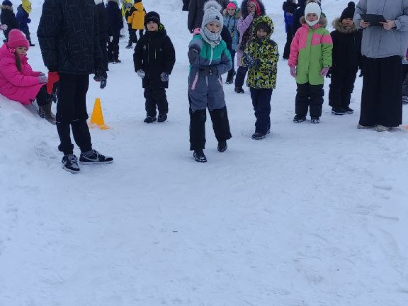 Игра марш-бросок для первоклассников.