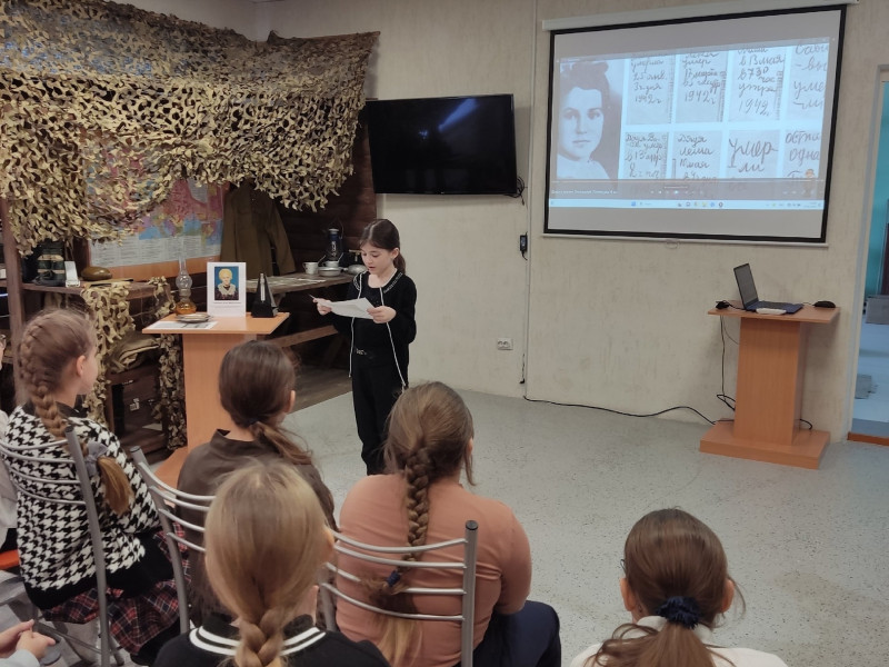 Урок памяти, посвященный блокаде Ленинграда.