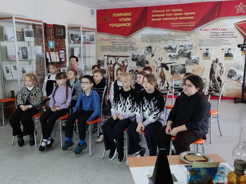 Урок памяти, посвященный блокаде Ленинграда.