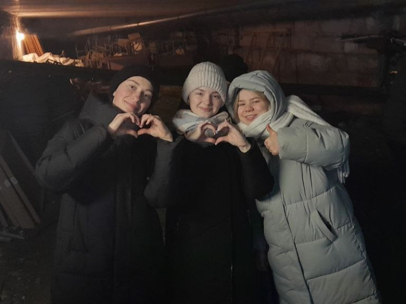 Стрельбы из пневматической винтовки.