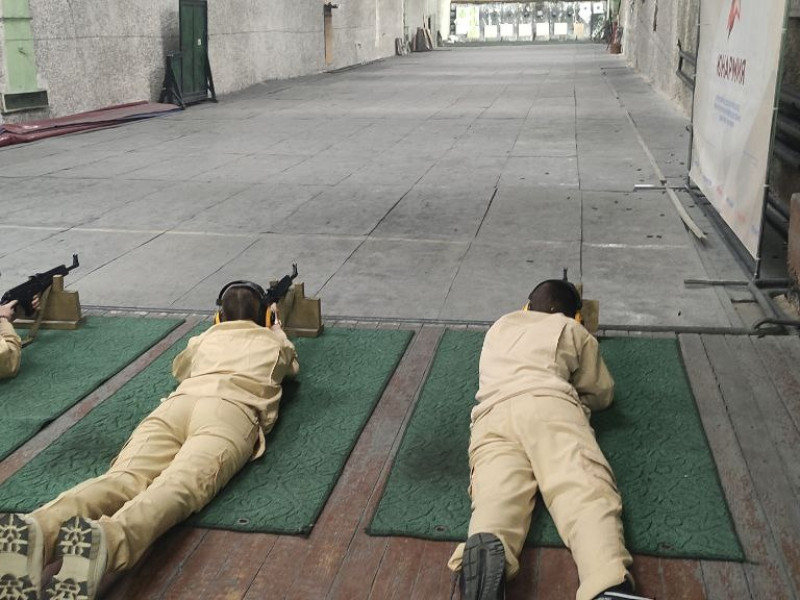 Юнармейское многоборье 2024 состоялось на базе спортивно-стрелкового клуба ДОСААФ РОССИИ Курганской области.